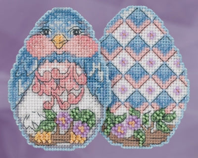 Bluebird Egg counted cross stitch kit