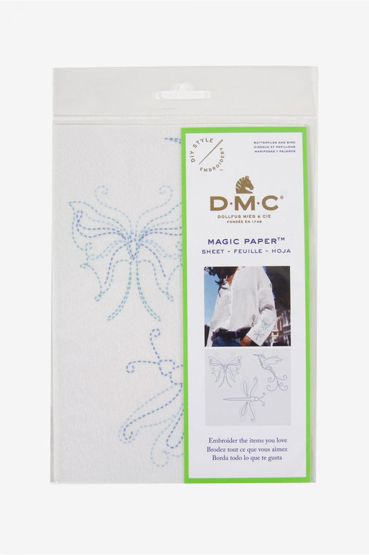 Butterflies and Bird DMC Magic Paper pattern