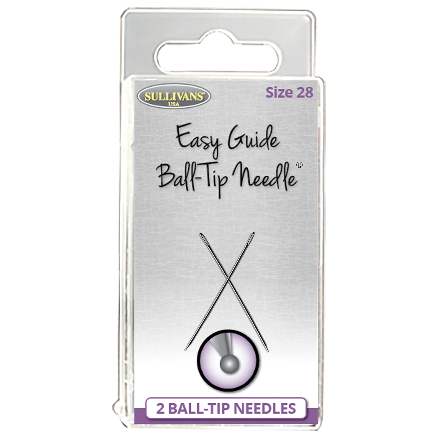 Easy Guide Ball-Tip Needles - size 28