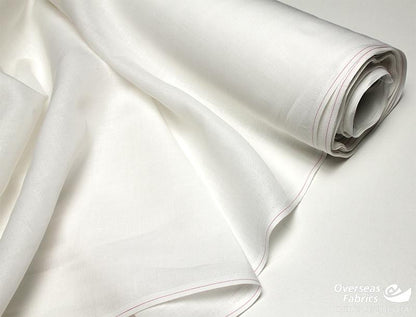 White Dress-weight Linen - $0.013 / sq in
