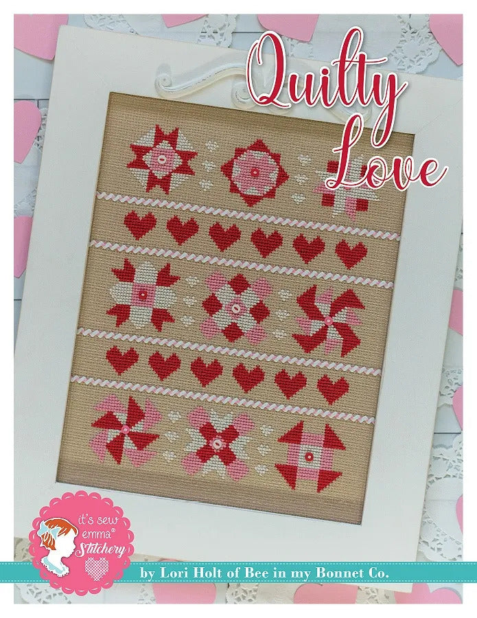 Quilty Love counted cross stitch chart