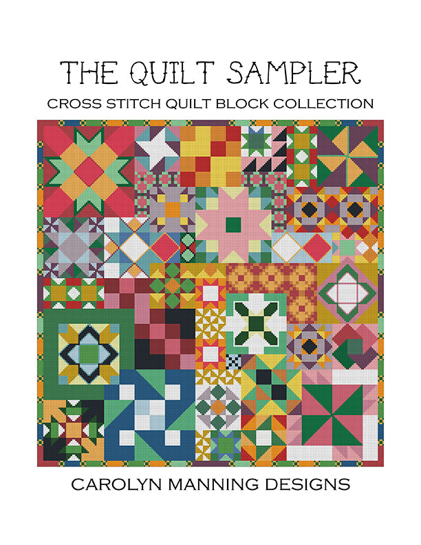 Cross Stitch Quilt Sampler counted cross stitch chart