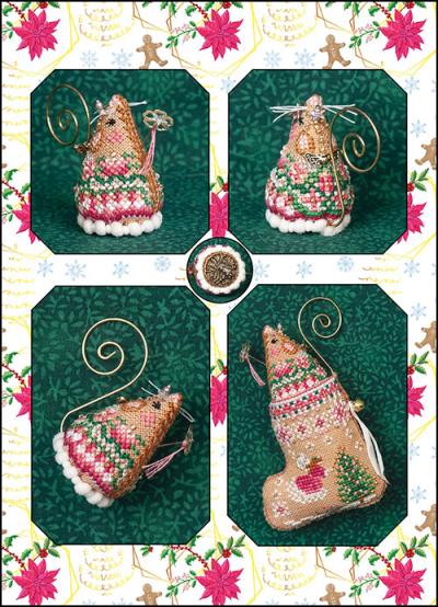 Sugar Plum Fairy Mouse cross stitch pattern