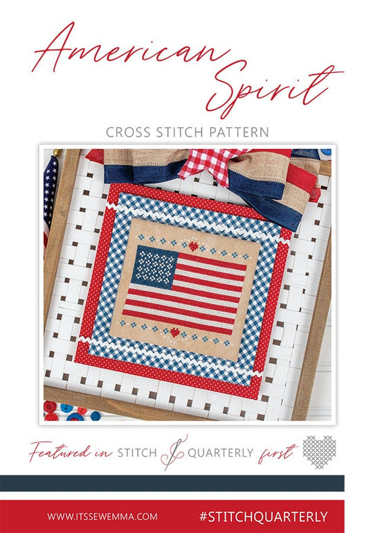 American Spirit counted cross stitch chart