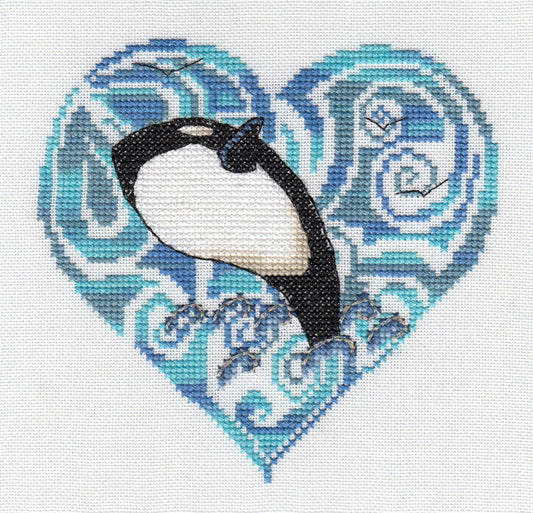 Pacific Waters counted cross stitch chart