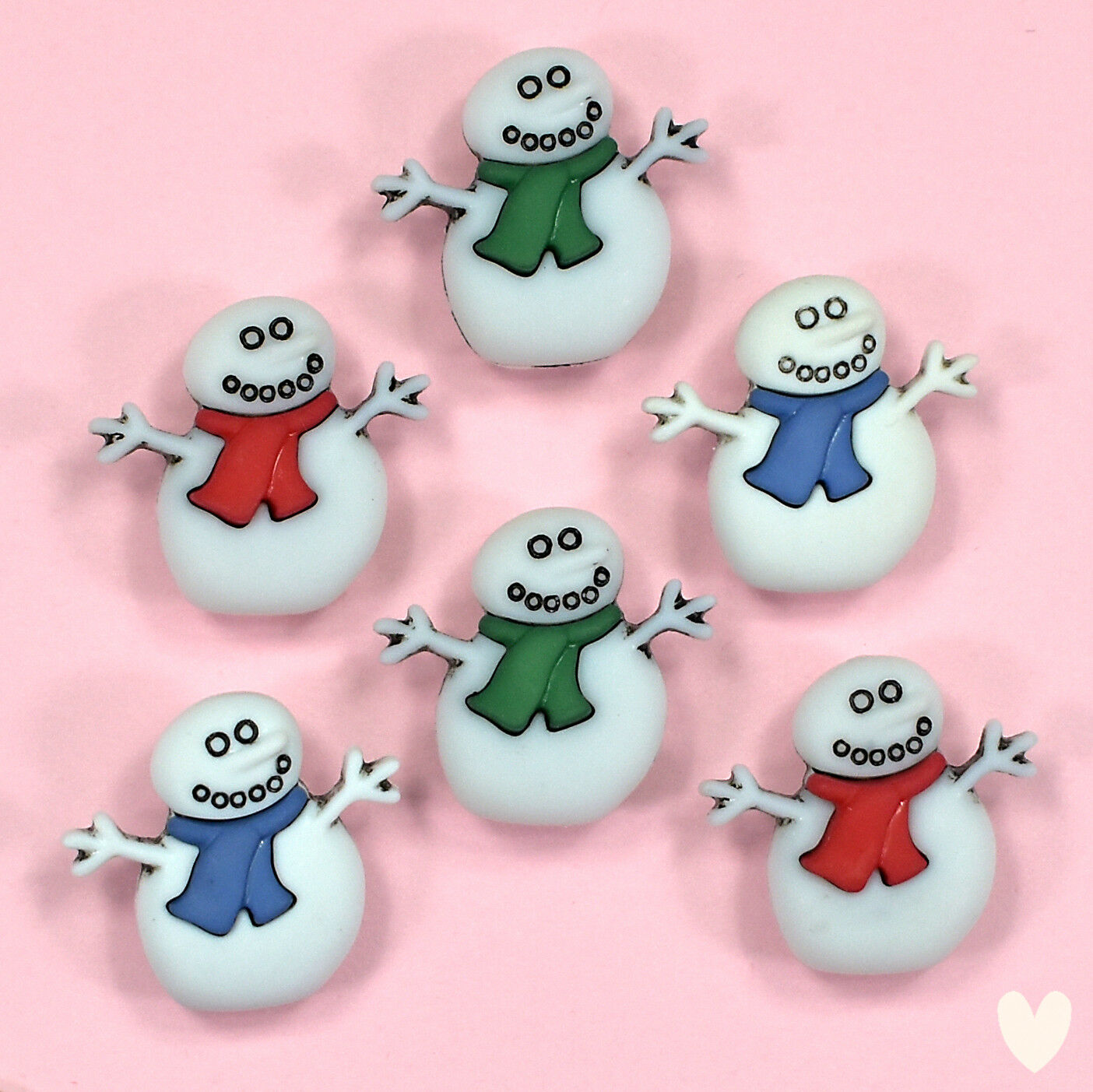 Snowmen Buttons