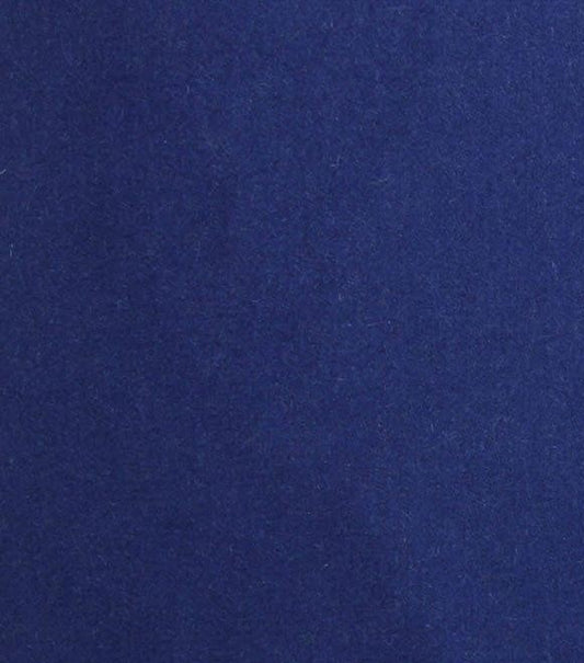 Royal Blue Melton Wool Fabric