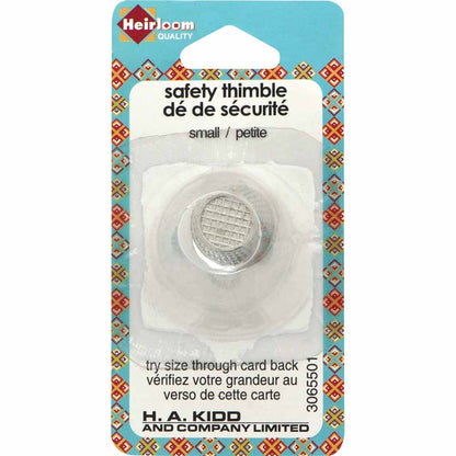 Heirloom Metal Safety Thimble - size Small