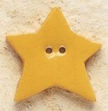 Honey Gold Star button - #43169