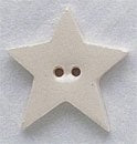 Large White Star button - #86181