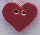 MH Button 86009 Small Red Heart