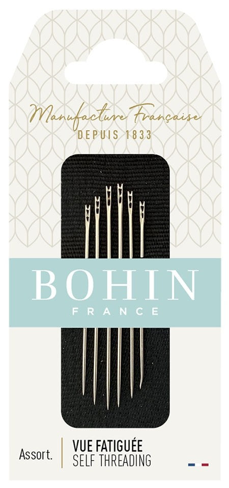 Bohin Self Threading Crewel Needles Assortment - sizes 2, 3, 4