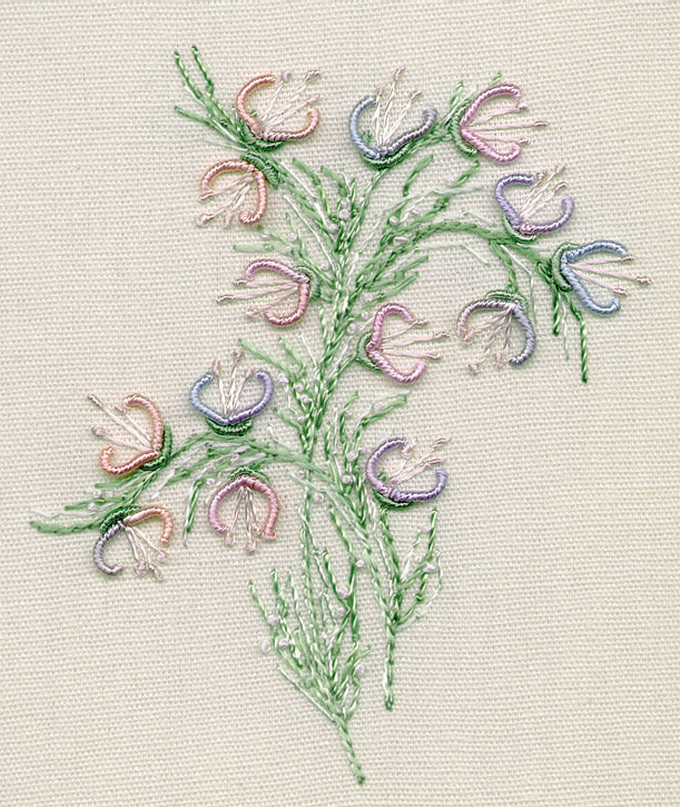 Creeping Flower Brazilian embroidery kit
