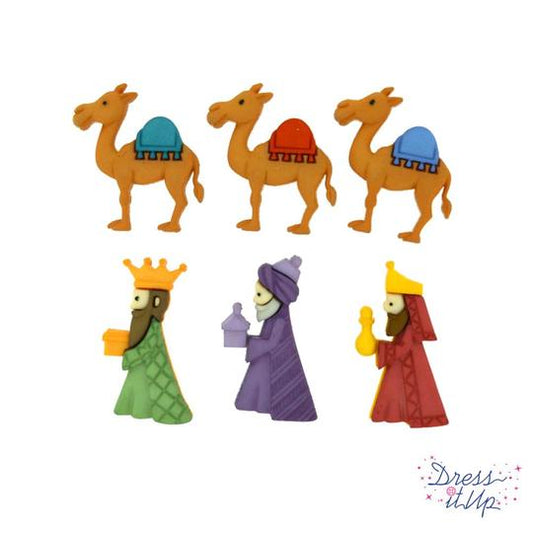 We Three Kings buttons