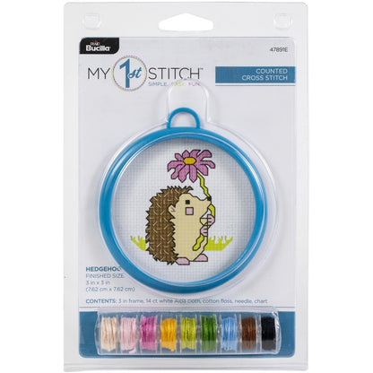 BU My 1st Cross Stitch Kit Hedgehog