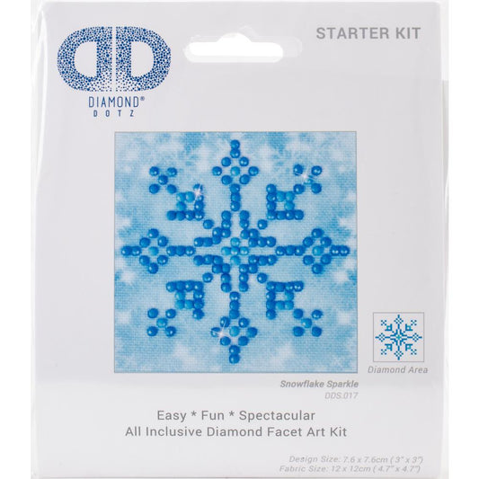 DDZ Kit Diamond Painting Snowflake Sparkle