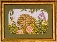 Hedgehog counted cross stitch kit
