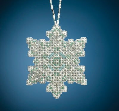 Aqua Mist Snowflake Beaded Holiday Kit