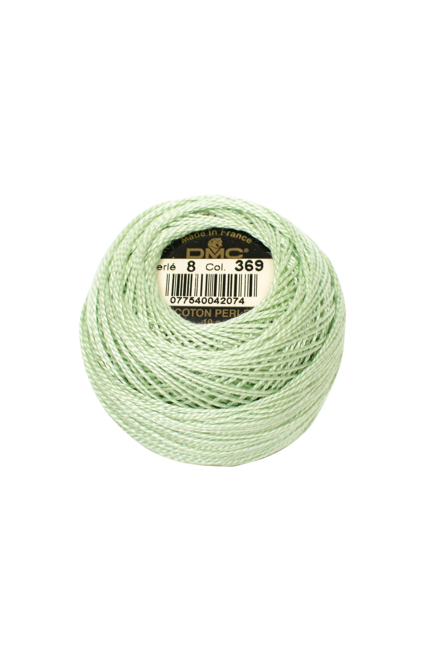 369 Very Light Pistachio Green - DMC #8 Perle Cotton Ball
