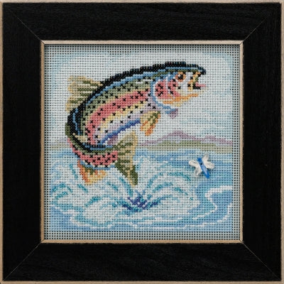 Rainbow Trout Buttons & Beads kit