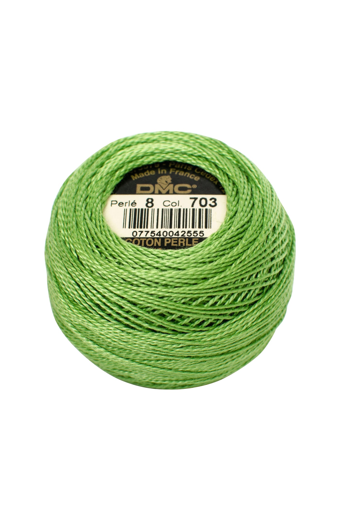 703 Chartreuse - DMC #8 Perle Cotton Ball