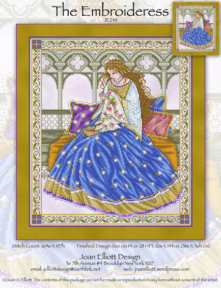 The Embroideress counted cross stitch chart