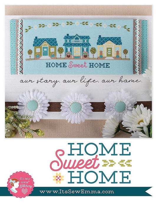 Home Sweet Home counted cross stitch pattern