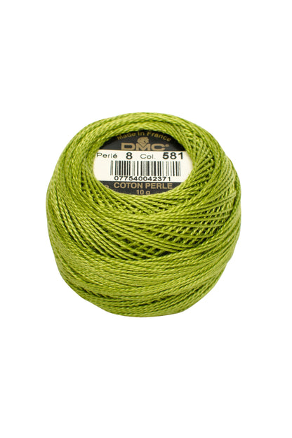 581 Moss Green - DMC #8 Perle Cotton Ball