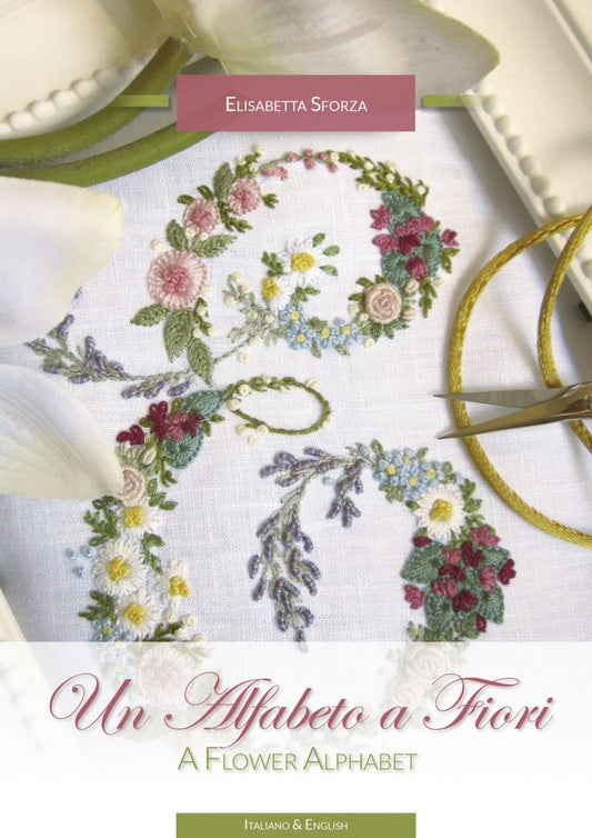 A Flower Alphabet embroidery book