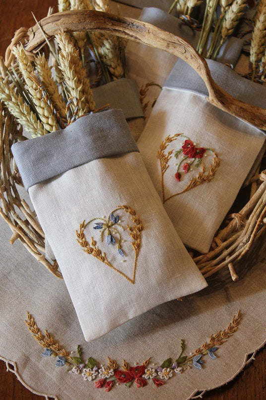In a Wheat Field embroidery book