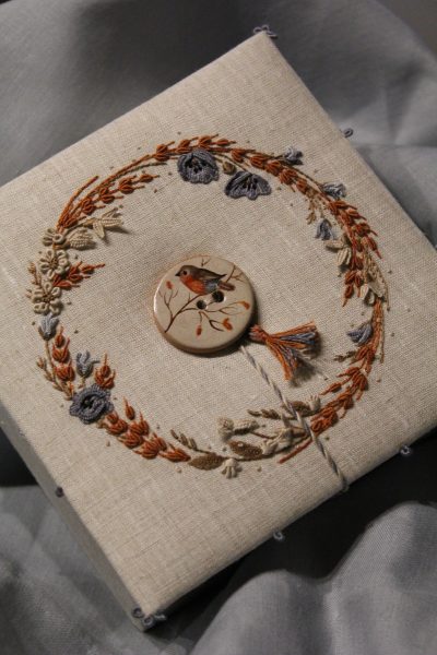 In a Wheat Field embroidery book