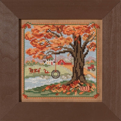 Autumn Swing counted cross stitch kit