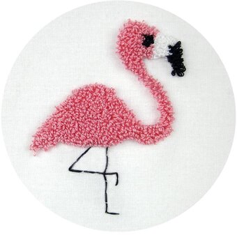 DSW Kit Punch Needle Flamingo