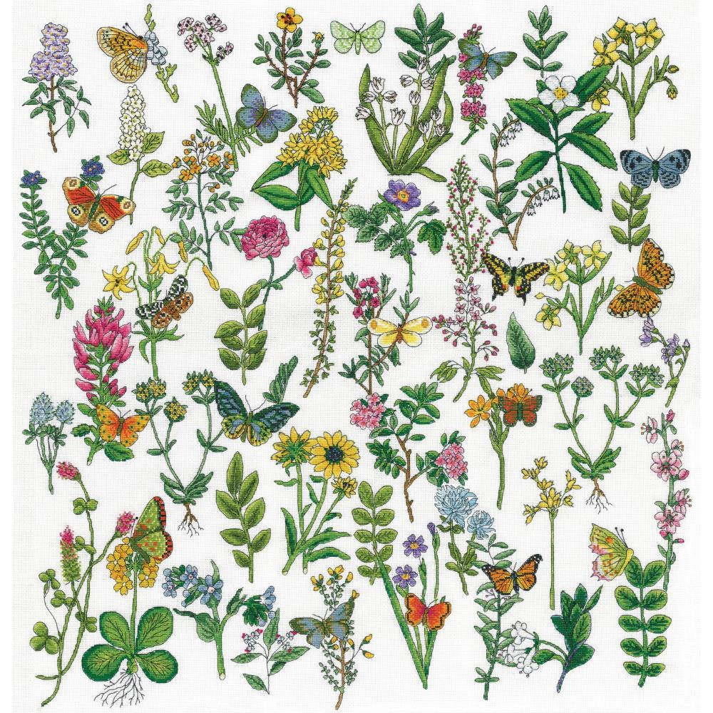Botanical Beauty counted cross stitch kit