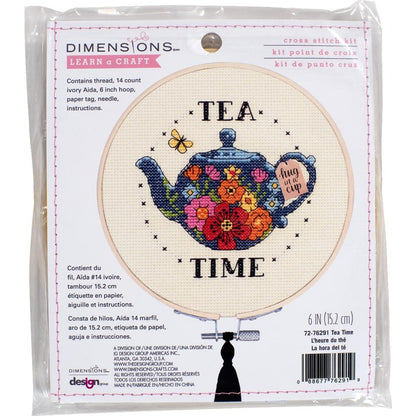 Tea Time counted cross stitch kit