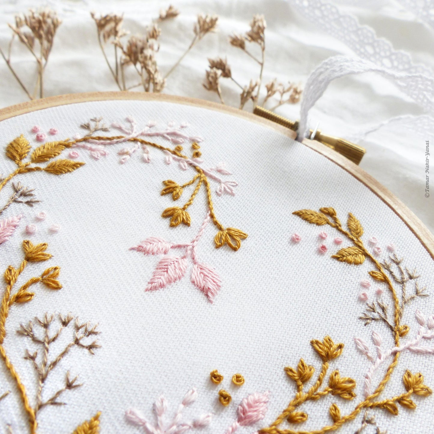Wildflower Heart embroidery kit