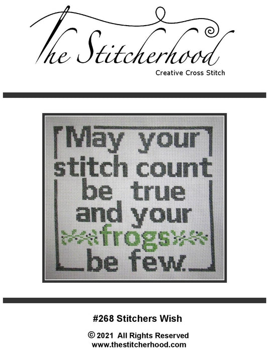 Stitchers Wish counted cross stitch chart