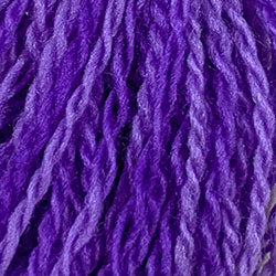 W22 Clematis Purple – Valdani #15 wool thread