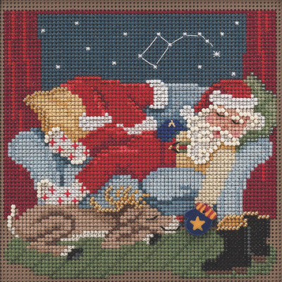 Good Night Santa counted cross stitch kit