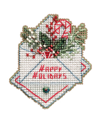 Holiday Wishes counted cross stitch kit