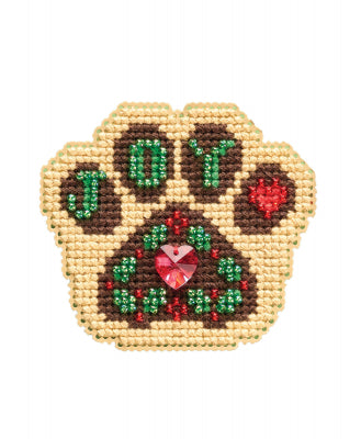 Santa Paws counted cross stich kit