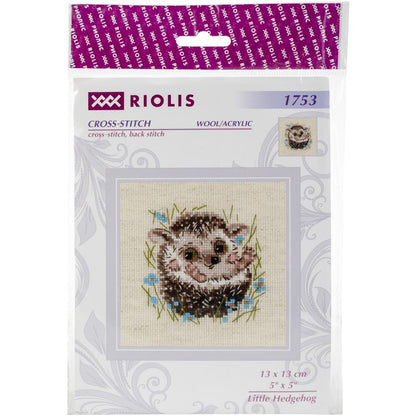 Little Hedgehog counted cross stitch kit