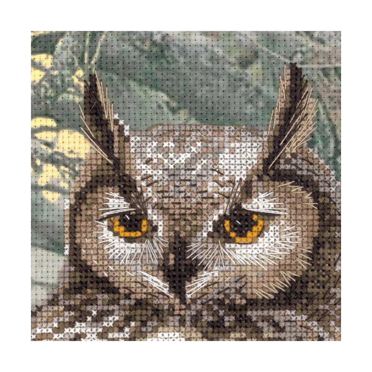 Eagle Owl counted cross stitch kit