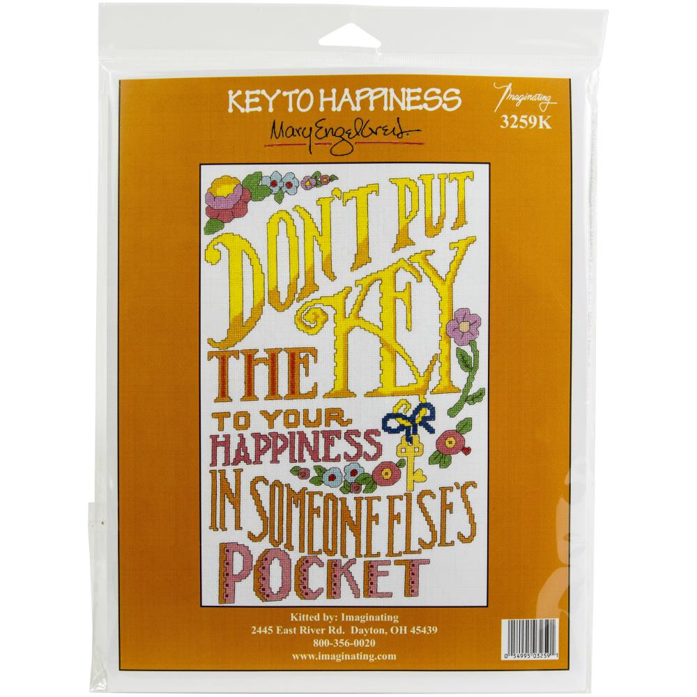 Key to Happiness counted cross stitch kit