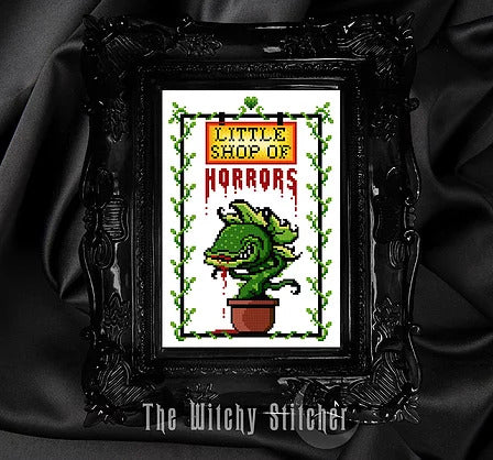 Little Shop of Horrors counted cross stitch chart