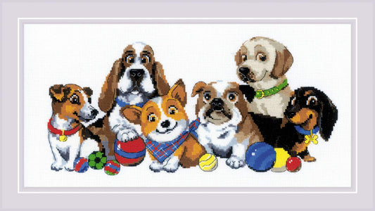 Dog Show counted cross stitch kit