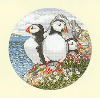 Puffin Patrol counted cross stitch chart