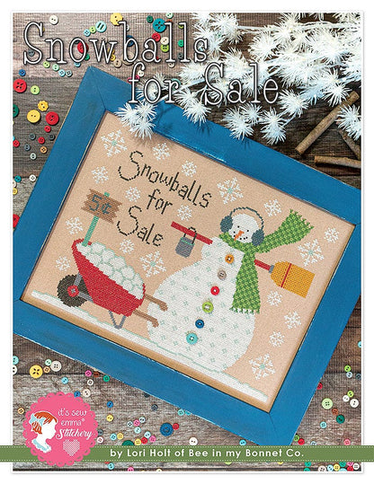 Snowballs for Sale counted cross stitch chart