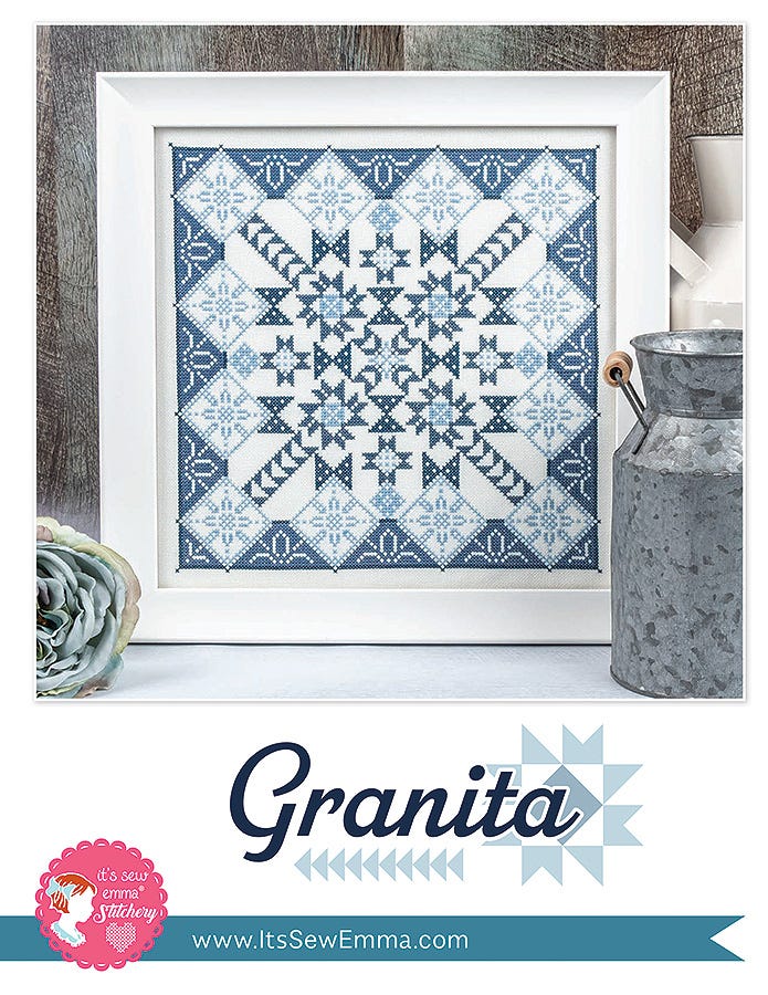 Granita counted cross stitch chart