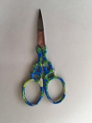 Yellow & Blue Floral scissors